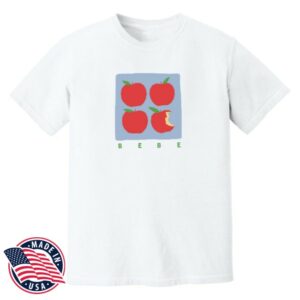 Merchtable Merch Store Bebe Stockwell Apple Tee White