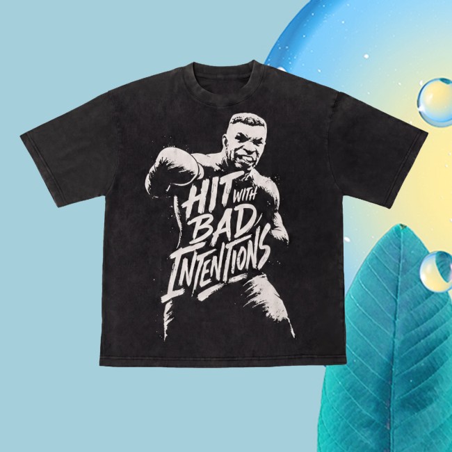 Mike Tyson Merch Store Hit With Bad Intentions Shirt 2 Mike Tyson Merch Store Hit With Bad Intentions Shirt