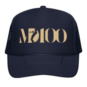 Milesdavis Shop Store Miles Davis 100 Gold Logo Trucker Hat