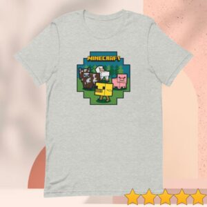 Minecraft Shop Store Merch Farm Animals Shirt