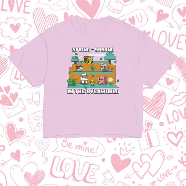 Minecraft Shop Store Merch Spring Has Sprung Shirt 2 Minecraft Shop Store Merch Spring Has Sprung Shirt