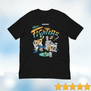 Minecraft Shop Store Merch Team Fighters Shirt