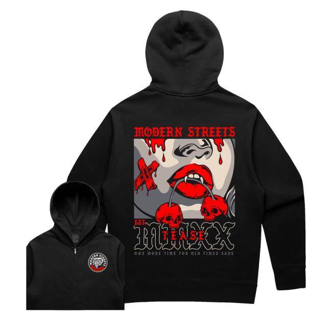 Modern Streets Apparel Store Merch Tease Zip Hoodie 2 Modern Streets Apparel Store Merch Tease Zip Hoodie