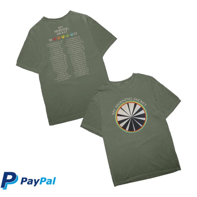 My Morning Jacket Merch Store Colorwheel Tour Tee 3 My Morning Jacket Merch Store Colorwheel Tour Tee