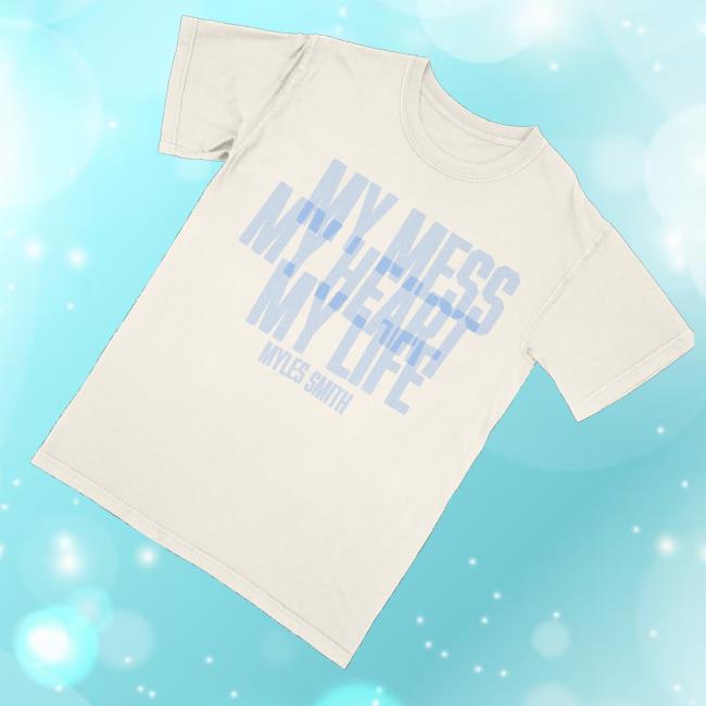 Myles Smith Merch Store My Mess My Heart My Life Ivory Album Shirt 3 Myles Smith Merch Store My Mess My Heart My Life Ivory Album Shirt