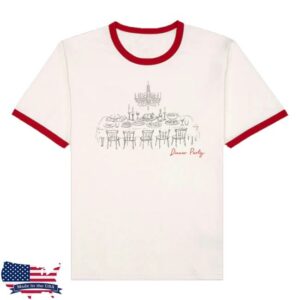 Niall Horan Merch Shop Dinner Party Ringer Tee