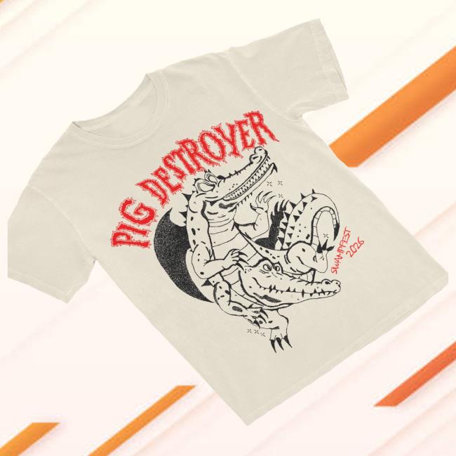 Nightshift Merch Pig Destroyer Swampfest 2026 T-Shirt 3 Nightshift Merch Pig Destroyer Swampfest 2026 T-Shirt