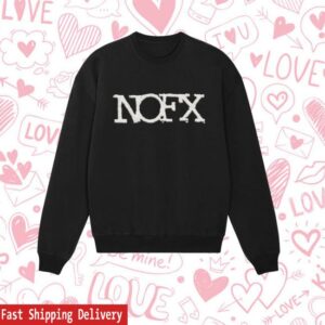 kenny Nofx Merch Shop Store Logo Applique Sweatshirt