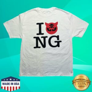 Novagang Store Merch I Love Ng White Shirt