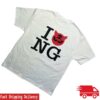 Novagang Store Merch I Love Ng White Shirt