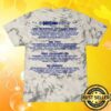 Okeechobee Festival Store Merch 2026 Tie Dye Lineup Tee