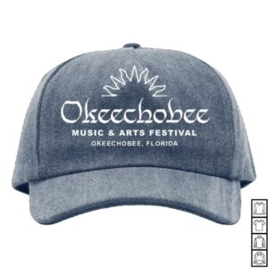 Okeechobee Store Merch Shop Denim Snapback Hat