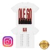 Ole 60 Merch Store 2025 White Tour Shirt