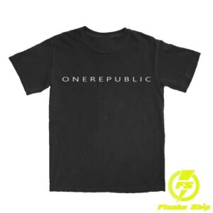 Onerepublic Merch Store Onerepublic Classic Logo Shirt Black