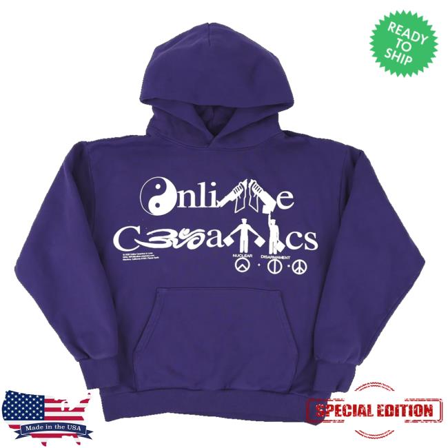 Online Ceramics Merch Store Peace Logo Purple Hoodie 2 Online Ceramics Merch Store Peace Logo Purple Hoodie