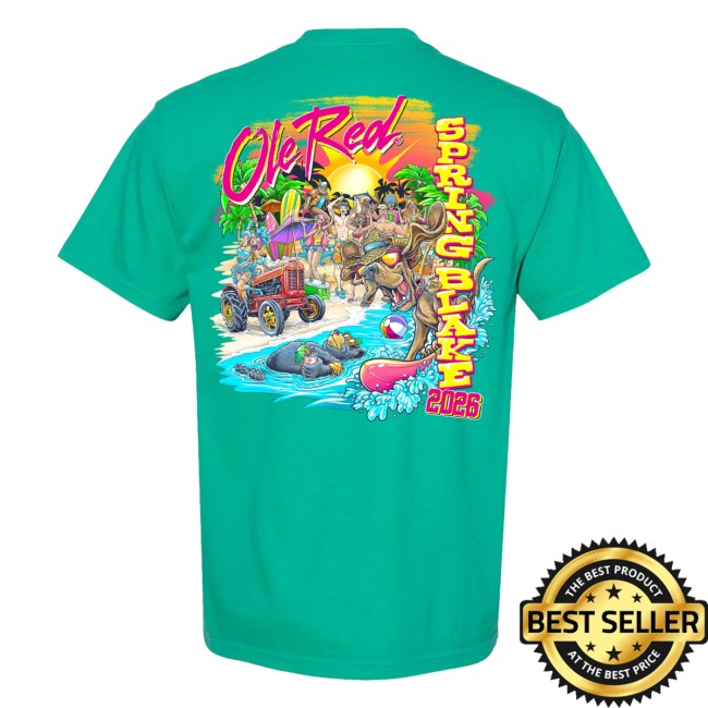 Opry Shop Merch Ole Red 2026 Spring Blake Tee Green 5 Opry Shop Merch Ole Red 2026 Spring Blake Tee Green