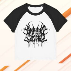 Orbital Gate Merch Store The Black Crop Top