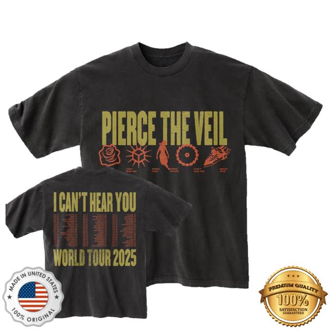 Pierce The Veil Merch Shop Store Ichy Symbols Tour Tee 3 Pierce The Veil Merch Shop Store Ichy Symbols Tour Tee