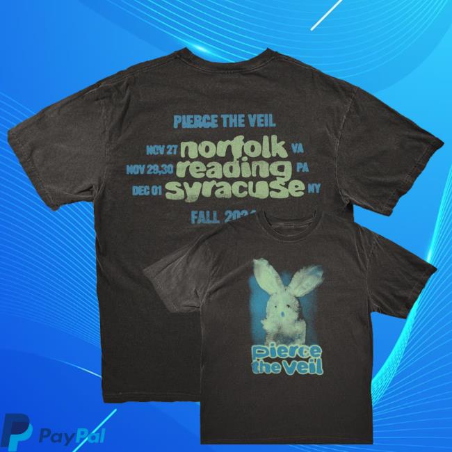 Pierce The Veil Merch Shop Store Rabbit Black Tee 3 Pierce The Veil Merch Shop Store Rabbit Black Tee