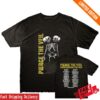 Pierce The Veil Merch Shop Store Skeleton Dateback Tee