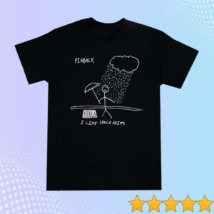 kenny Pinback Merch Shop Store Rainy Day Black Shirt