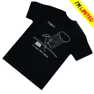 kenny Pinback Merch Shop Store Rainy Day Black Shirts