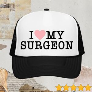 Pink Sweatsuits Merch Store I Love My Surgeon Hat Black