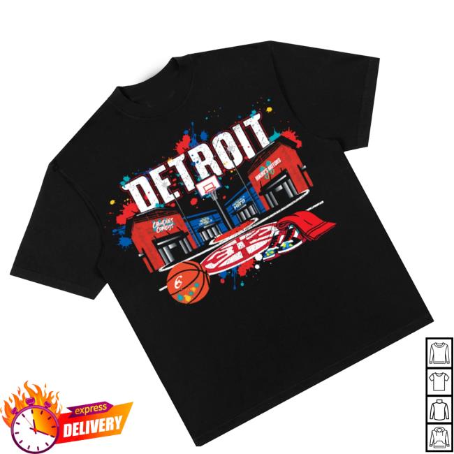 Pistons313 Merch Shop Pistons City Of Hoop Dreams Tee Shirt 3 Pistons313 Merch Shop Pistons City Of Hoop Dreams Tee By 'Kameko'