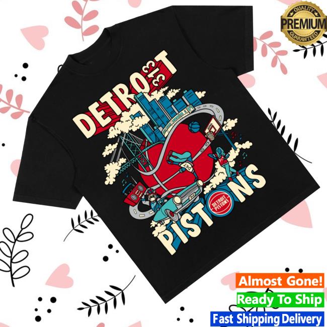 Pistons313 Merch Shop Pistons Motor City Motion Tee Shirt 3 Pistons313 Merch Shop Pistons Motor City Motion Tee By 'Justbyjuliana'