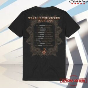Powerwolf Merch Shop Store Wake Up The Wicked Tour 2026 Shirt