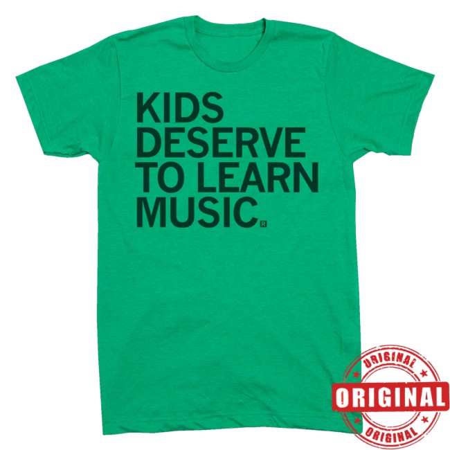 Raygun Merch Store Kids Deserve To Learn Music Shirt 2 Raygun Merch Store Kids Deserve To Learn Music Shirt