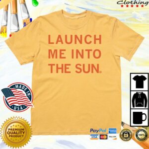 Raygun Merch Store Launch Me Into The Sun Heavyweight Tee