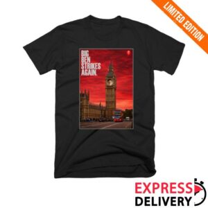 Red Manc Designs Merch Store Big Ben Strikes Again Shirt