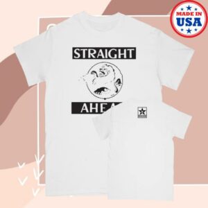 Revhq Merch Shop Store Straight Ahead Record Cover White T-Shirt