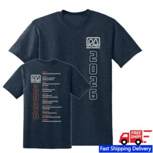 Road America Paddock Shop Merch 2026 Schedule Tee
