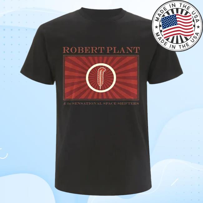 Robert Plant Merch Shop Feather Section Black Tee 2 Robert Plant Merch Shop Feather Section Black Tee