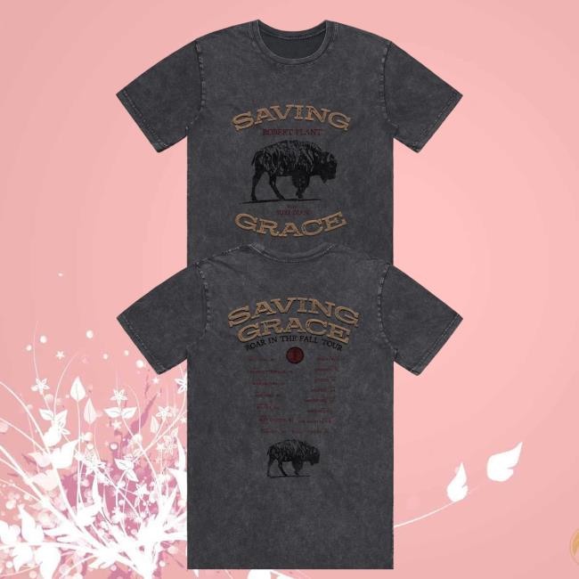 Robert Plant Store Merch Saving Grace Bison Graphic Na Tour 25 Shirt 5 Robert Plant Store Merch Saving Grace Bison Graphic Na Tour 25 Shirt