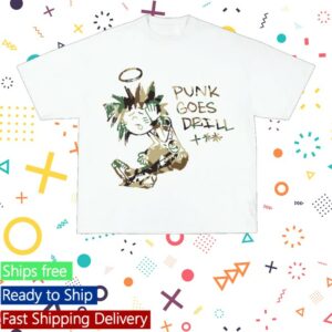 Roc Nation Merch Store Punk Goes Drill Anniversary Shirt Camo