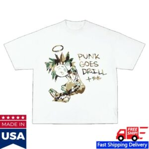 Roc Nation Store Merch Punk Goes Drill Anniversary Tee Camo