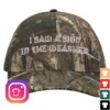 Rounder Merch Store Bella White I Saw A Sign Camo Dad Hat