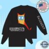 Run For Cover Records Merch Shop Basement Wired Cat Long Sleeve