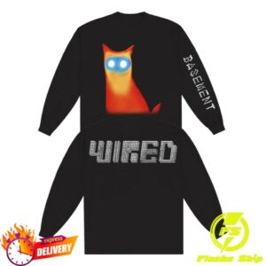 kenny Run For Cover Records Merch Store Basement Wired Cat Long Sleevess