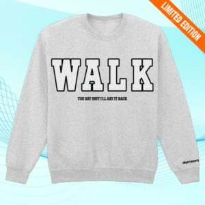 kenny Skye Newman Merch Shop Walk Grey Crewneck Sweatshirt