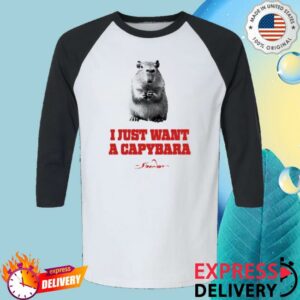Sombr Merch Shop Store I Just Want A Capybara Tee