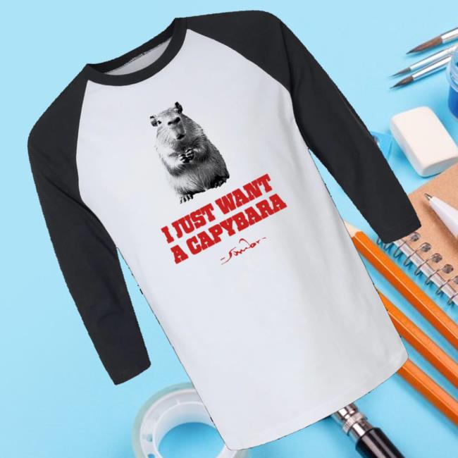 Sombr Merch Shop Store I Just Want A Capybara 3 Sombr Merch Shop Store I Just Want A Capybara Tee