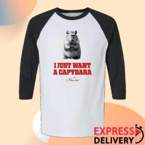 Sombr Store Merch I Just Want A Capybara Shirt