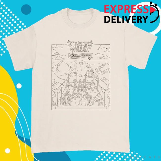 Stardew Valley Concert Merch Shop Line Art Symphony Of Seasons Shirt 3 Stardew Valley Concert Merch Shop Line Art Symphony Of Seasons Shirt