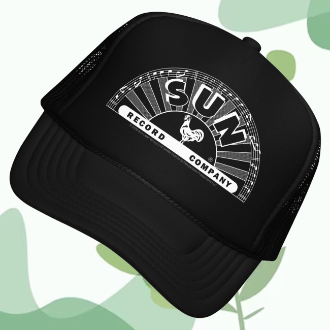 Sun Records Merch Store Sun Records White Half Logo Trucker Hat 3 Sun Records Merch Store Sun Records White Half Logo Trucker Hat