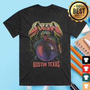 Sxsw Merch Shop Rattler Disco Tee Shirt