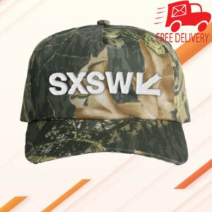 Sxsw Merch Store Tree Camo Logo Hat